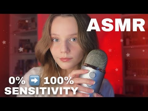 ASMR Mic Sensitivity Test (0% to 100%) 🔎 Mouth Sounds, Triggers