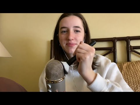 Asmr mic brushing and tapping