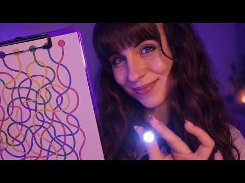 ASMR - Examen médical des nerfs crâniens (relaxant) 🧠 Analyse des 5 sens