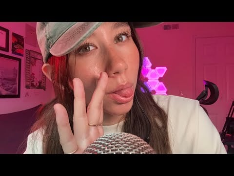 ASMR | Slow Mouth Sounds During a Thunderstorm