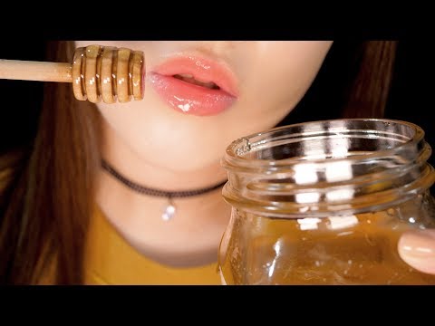 ASMR Most Moist Lip Care🍯💄 (4K, My Lip Care Routines, Makeup, Honey, Sensitive, Close Up)