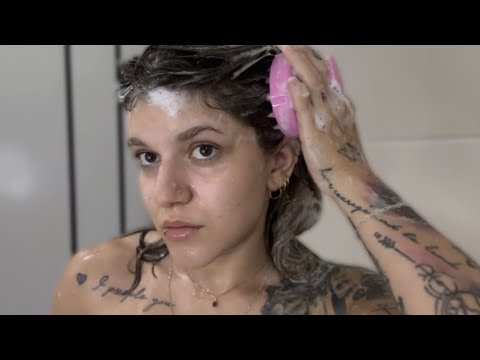 ASMR MEUS CUIDADOS COM O CABELO ✨Sons de lavagem, massagem capilar, escova, tapping, […]