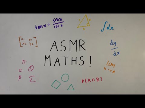 [ASMR] Solving Maths Problems