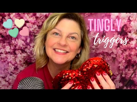 ASMR | Tingly Red Hot Valentines Inspired Triggers | Tapping & Scratching 💘🌺🥰