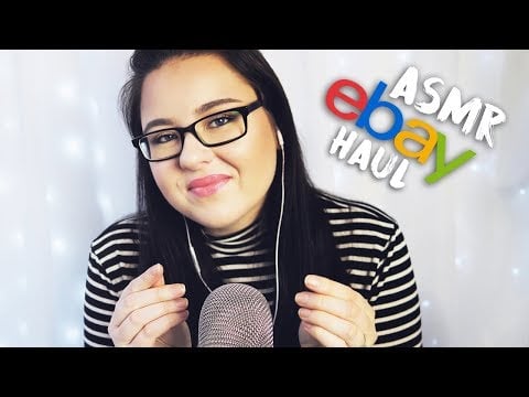 ASMR EBAY HAUL | Crinkle Tapping Scratching (Swedish Whisper)
