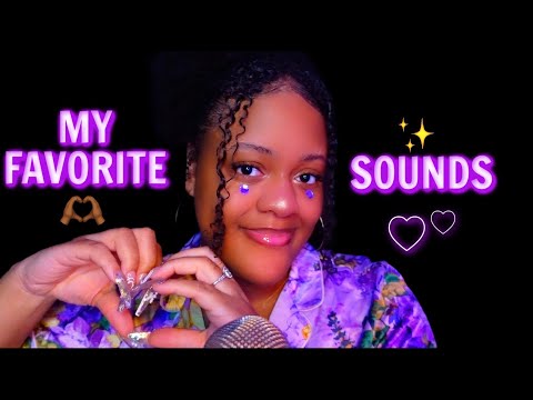 ASMR - MY FAVORITE SOUNDS FOR EXTREME TINGLES & SLEEP 🤤💜✨(Gripping, Mouth Sounds etc..)