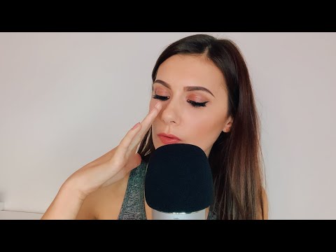 ASMR Unintelligible Whispers (nonsense, up close hand movements)