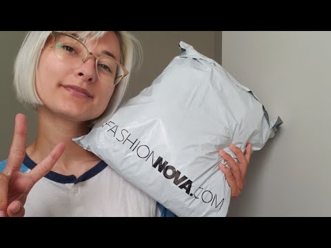 ASMR | Fashion Nova Haul & Try-On w/ Soft Spoken Rambling, Plastic Crinkling,  Fabric Scratching