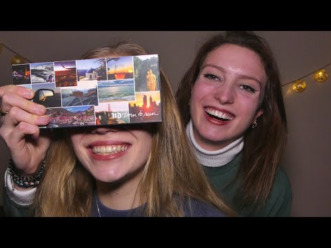 ASMR FRANCAIS 👉 Chloé me maquille💆🏼‍♀️❤ Petit moment relaxant (Visuels, face touching, chuchotement)