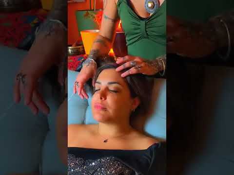 Gentle ASMR face tracing massage #asmr #shorts #asmrsounds #realpersonasmr #relaxation #sleep