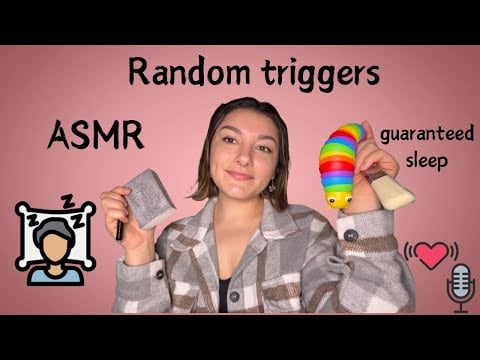 Ultimate ASMR Relaxation: 6 Random Triggers for Tingles & Brain-Melting Effects!