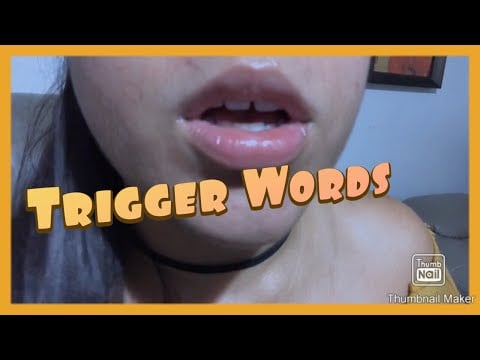Repeating Trigger Words *UP CLOSE* || ASMR