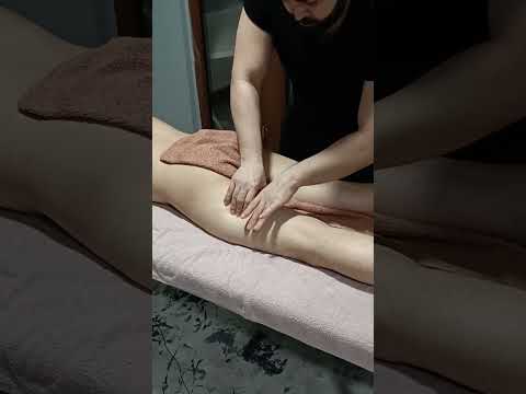 ASMR VERY RELAXING BACK LEG MASSAGE ENERGY THERAPY #shorts  #asmr #massage #relaxing  #relax