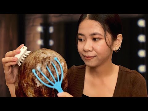 [ASMR] Spa Rambut Paling Relax - Keramas & Pijat Rambut Kamu