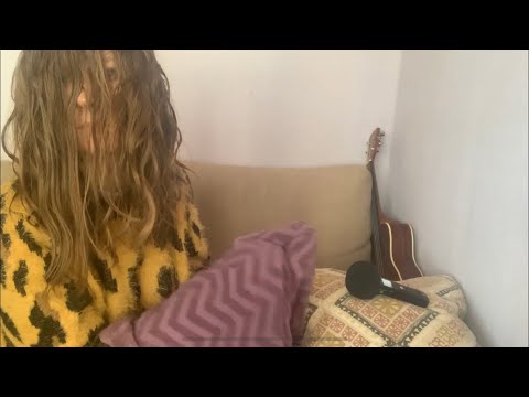 ASMR Blow Drying & Brushing My Hair