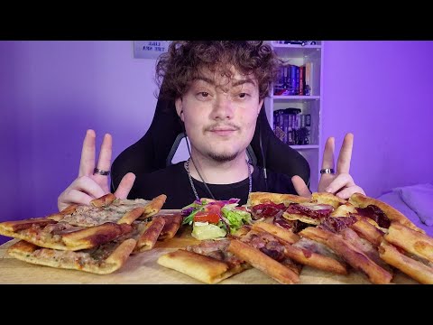 ASMR 🥙 PİDE MUKBANG 👨🏻‍🍳 ETLİ EKMEK MUKBANG 🫓 TÜRKÇE ASMR MUKBANG 💤 EATING SOUNDS ASMR