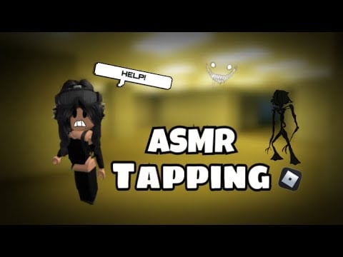 Tapping ~ playing backrooms ROBLOX (horror game)