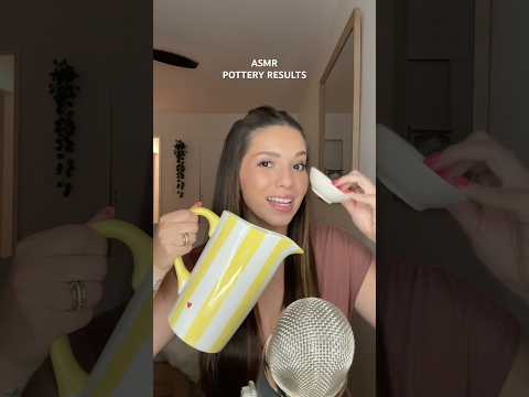 ASMR POTTERY PAINTING RESULTS 🎨#asmr #whispering #pottery