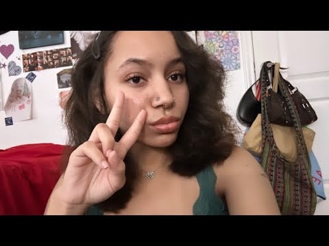 Experimental ASMR With White Noise (unintelligible whispers, fabric scratching, mouth sounds)