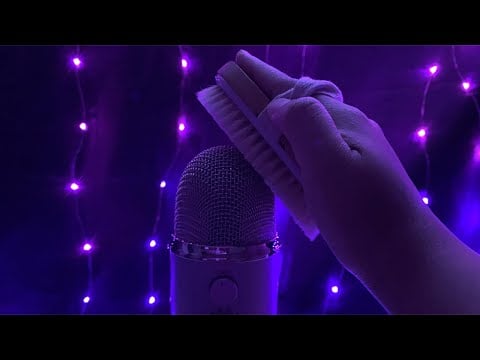 ASMR Mic Brushing Hard Brush | Rough Sounds ASMR  (No Talking)