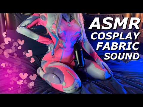 ASMR Cosplay Tight Costume Fabric Scratching Sounds | No Talking