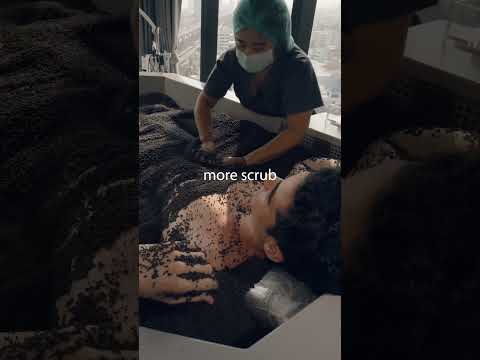 ASMR: Scrub a 4 Mani in Sabbia Vulcanica! #shorts