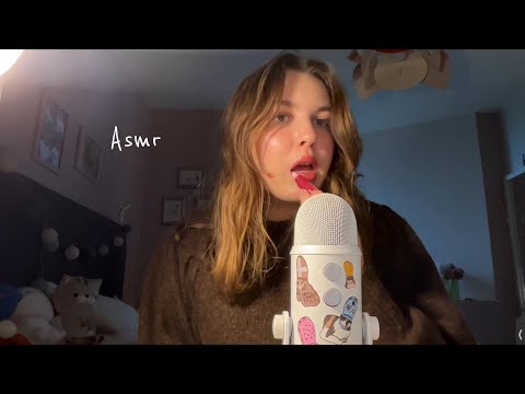 ASMR lip makeup triggers 💄