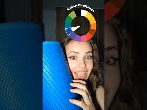 🌈 Color challenge ASMR #asmr #tappingsounds #asmrsounds #challenge