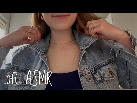 lofi ASMR fabric scratching and mouth sounds 