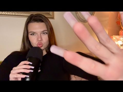 ASMR | Tantalizing Mouth Sounds & Hand Movements ⋆.˚🦢⋆