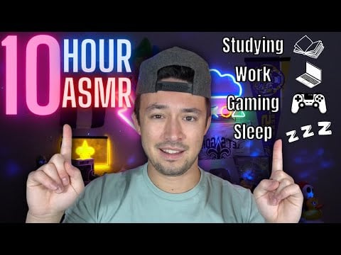 10 HOUR ASMR❗ || Fast Background ASMR || For Studying, Work, Gaming, and Sleep!