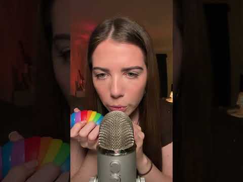 Rainbow slug #asmr #relax #asmrrelaxation #tingles #triggersforsleep