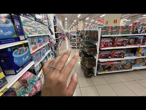 ASMR em público na lojas americanas