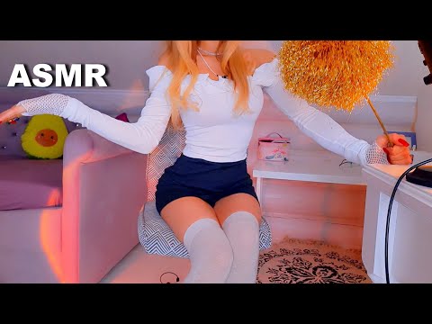 ASMR 100 % TINGLY TRIGGER WORDS 🌲 Fast Hand Movements, Hand Sounds