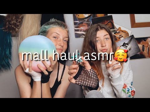 ASMR mall haul with AJ 🥰