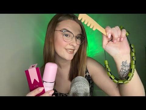 ASMR Slow & Soft Trigger Assortment 💜 (Tapping, Scratching, Plastic, Wood & Liquid Sounds)
