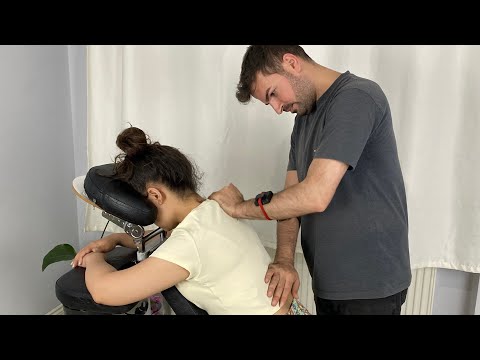 ASMR Female Massage  - Neck,Back,Shoulder