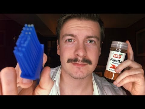 [ASMR] Doing Your Makeup with Kitchen Supplies and Ingredients Role Play | Visual ASMR Triggers