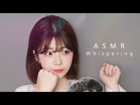 ASMR 부드러운 털 쓰다듬으며 소곤소곤 잠재우는 위스퍼링 수다 whisper until you fall asleep (다이어트-10kg,유기견 임시보호,일상,근황)