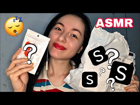 ASMR - MOSTRANDO MINHAS COMPRINHAS DA SHEIN!!!