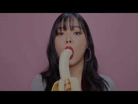 ASMR Banana Eating Sounds🍌 Sticky Mouth Sounds