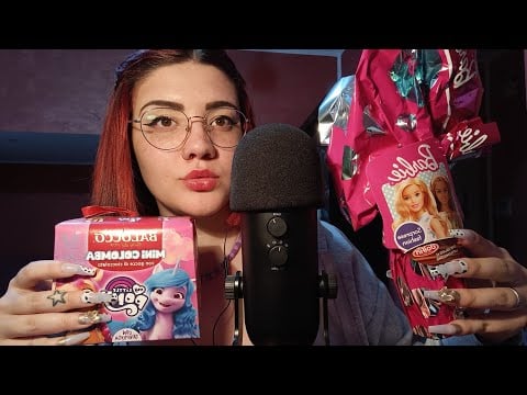 APRIAMO UOVO DI PASQUA E COLOMBA😴💜 | ASMR ITA