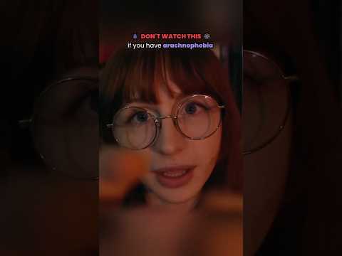 DON'T WATCH THIS if you have arachnophobia #asmr