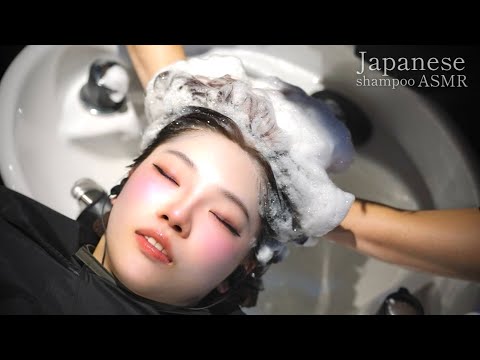 ASMR 究極の癒し。シャンプー/水の音/氷/眼浸浴/ヘッドスパ/No talking/good sleep asmr shampoo