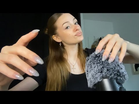 ASMR: MASSAGE CRÂNIEN, MIC SCRATCHING🤍 (avec et sans bonnette)