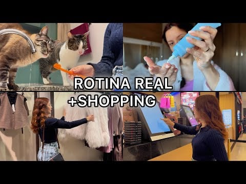 ASMR VLOG aconchegante: rotina real + shopping 💖