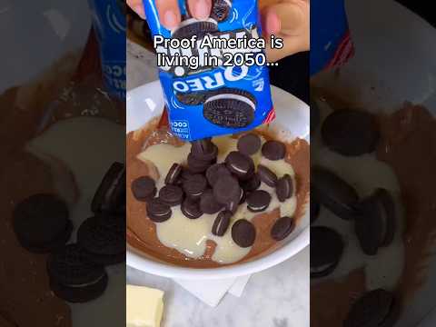 Proof America is living in 2050… #food #dessert #chocolate