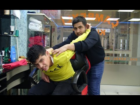 ASMR =TURKISH MASSAGE BARBER =TOKSEN= head , face , arm , back , body massage=UYKU MASAJ'I= relaxing