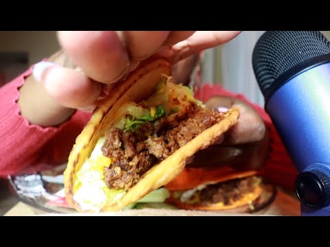 Upclose Tacos ASMR Eating Sounds