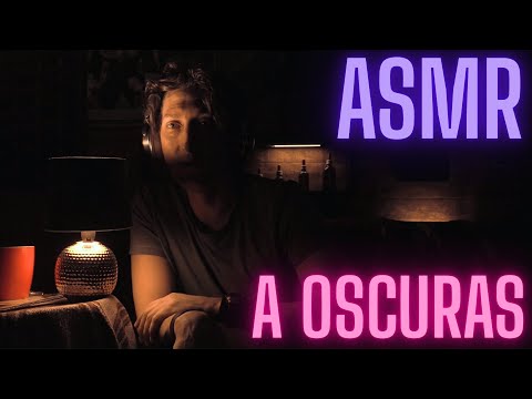 ASMR A OSCURAS | AYDIOMIO | FUEGO DE CHIMENEA | WHISPERING